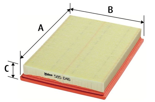 Valeo 585046 luftfilter opel - valeo,